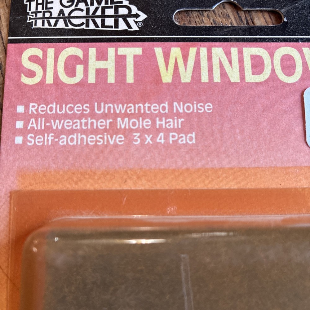 NIB The Game Tracker Sight Window Silencing Pad