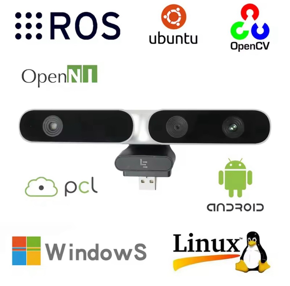 Astra Pro RGBD Camera 3D Scanner Somatosensory Sensor OpenCV Face Recognition US