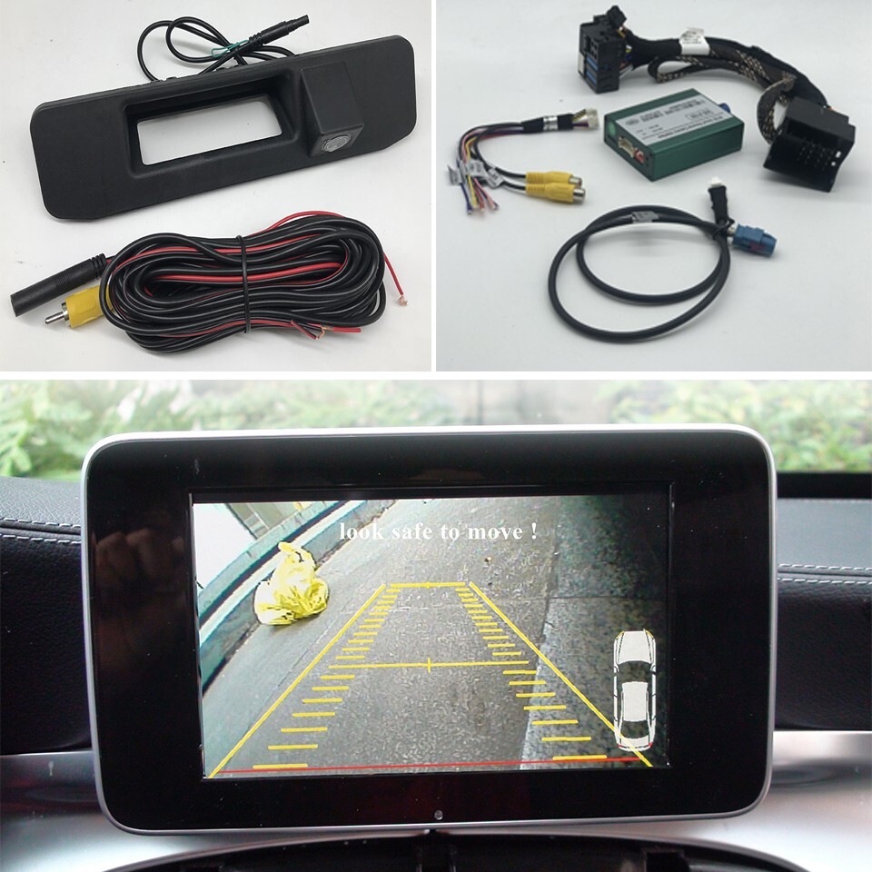 Reverse Backup Solution For Mercedes GLC300 2016 Rear View Camera Interface Kit