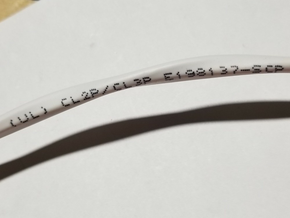 Structured Cable Products/SCP 14/2C Plenum Security/Alarm Cable White /100ft