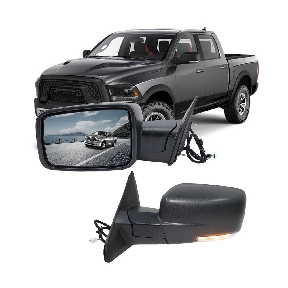 Driver Side Mirror Compatible with 2013-2018 1500 2500 3500 Mirrors...