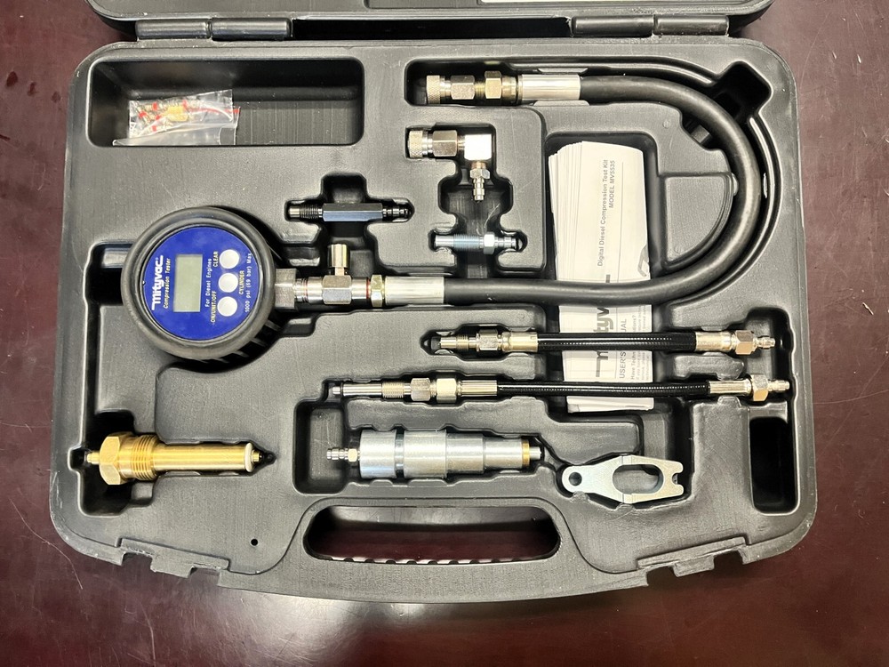 MityVac Diesel Compression Test Kit, model MV5535, with case
