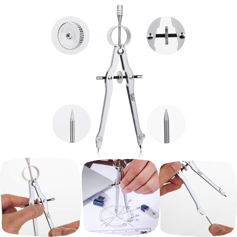Mr. Pen- Protractor and Compass Set, Protractor,...