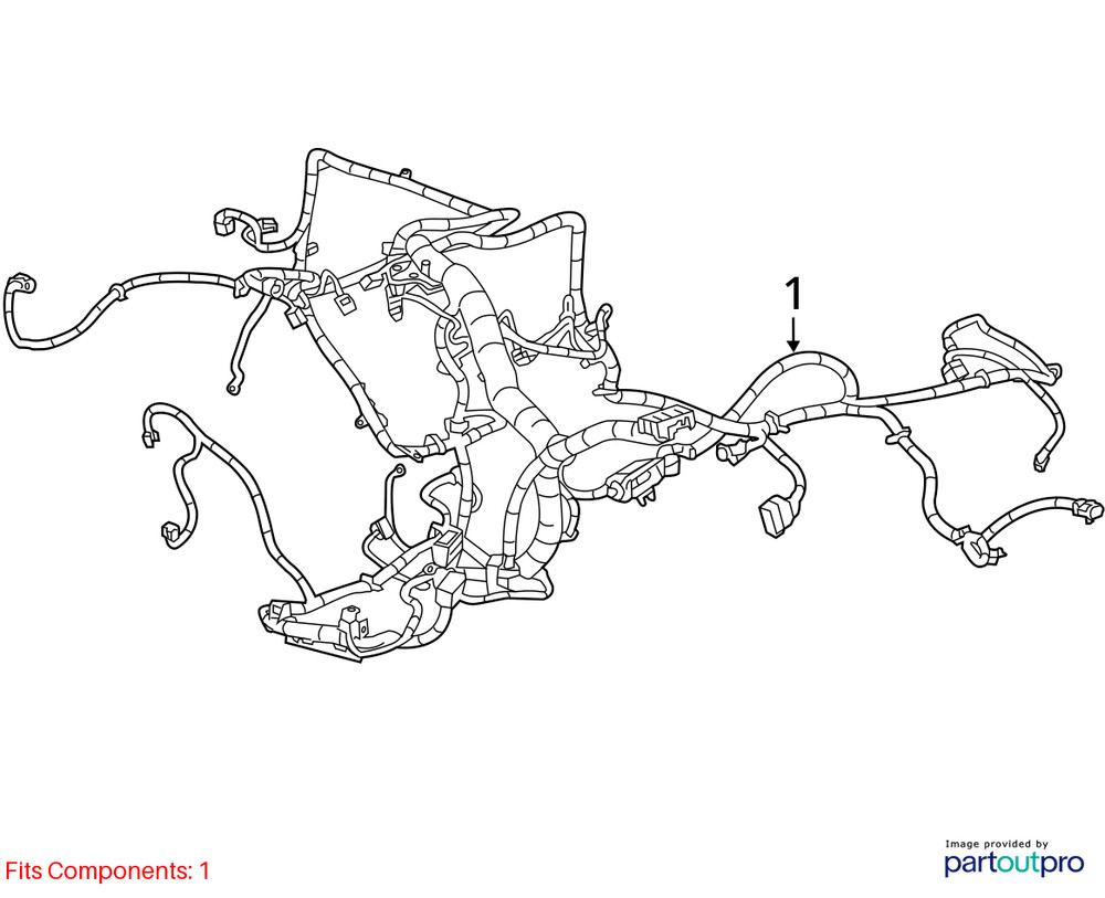 Duramax LML Lower Engine Wiring Harness 22899876