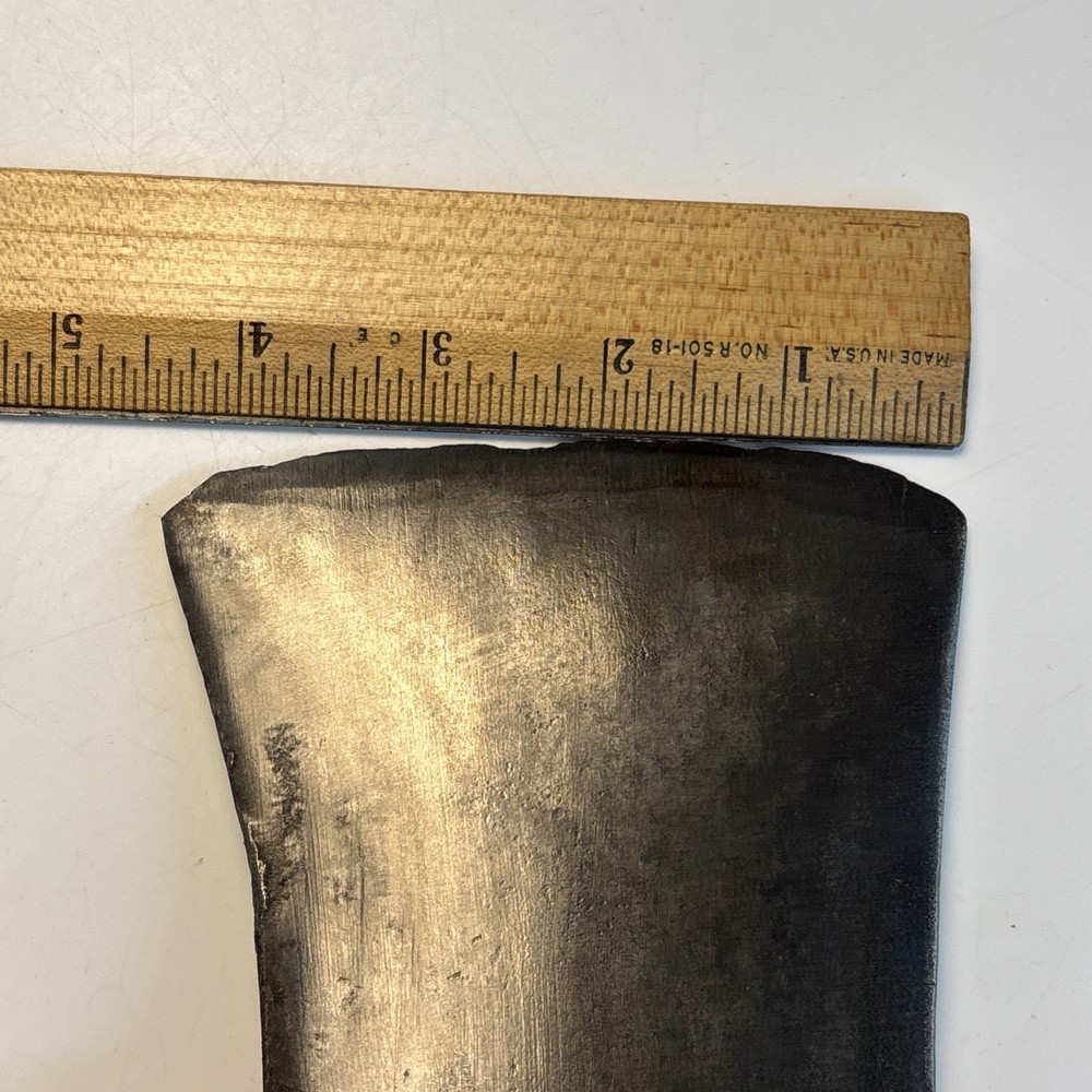 Vintage Unmarked Axe 36” Handle 4.5” Edge Wood Handle