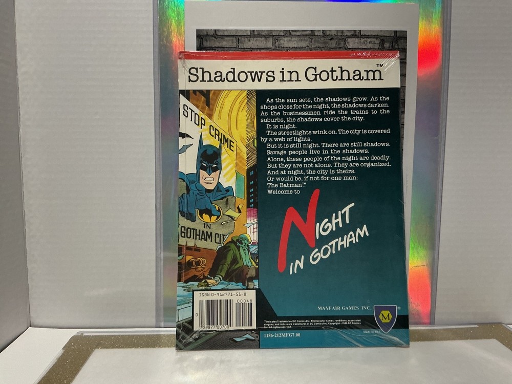 NIGHT IN GOTHAM - DC HEROES ROLE PLAYING MODULE