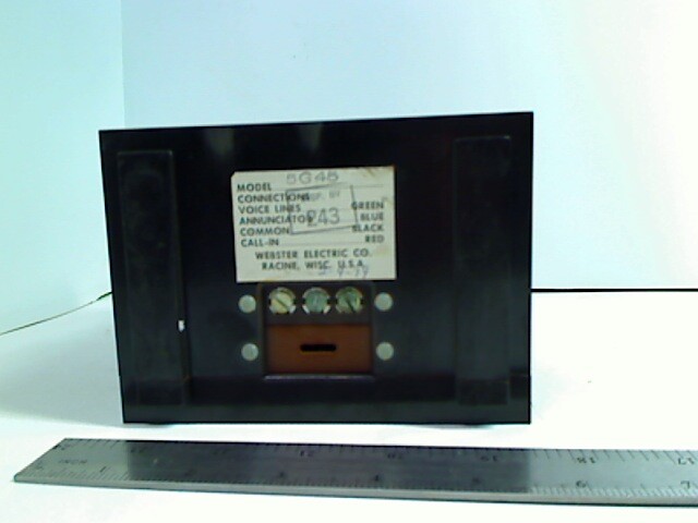 WEBSTER ELECTRIC SPEAKER 5G45