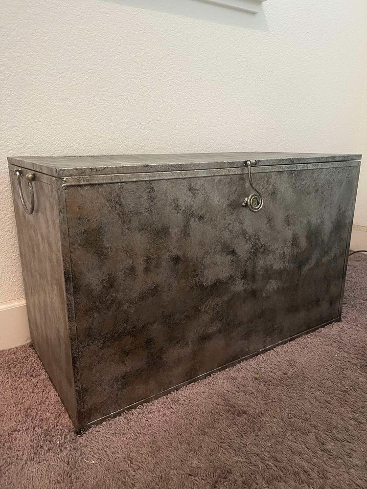 Metal Storage Chest (Slightly used)