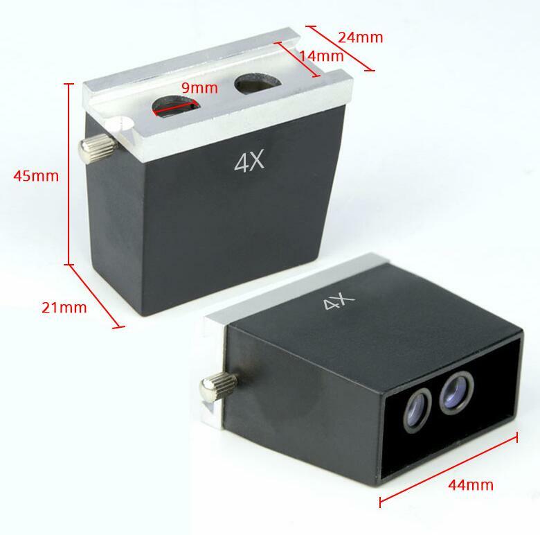 Stereo Microscope Objective Lens Binocular Microscope Part Accessory 1X 2X 3X 4X