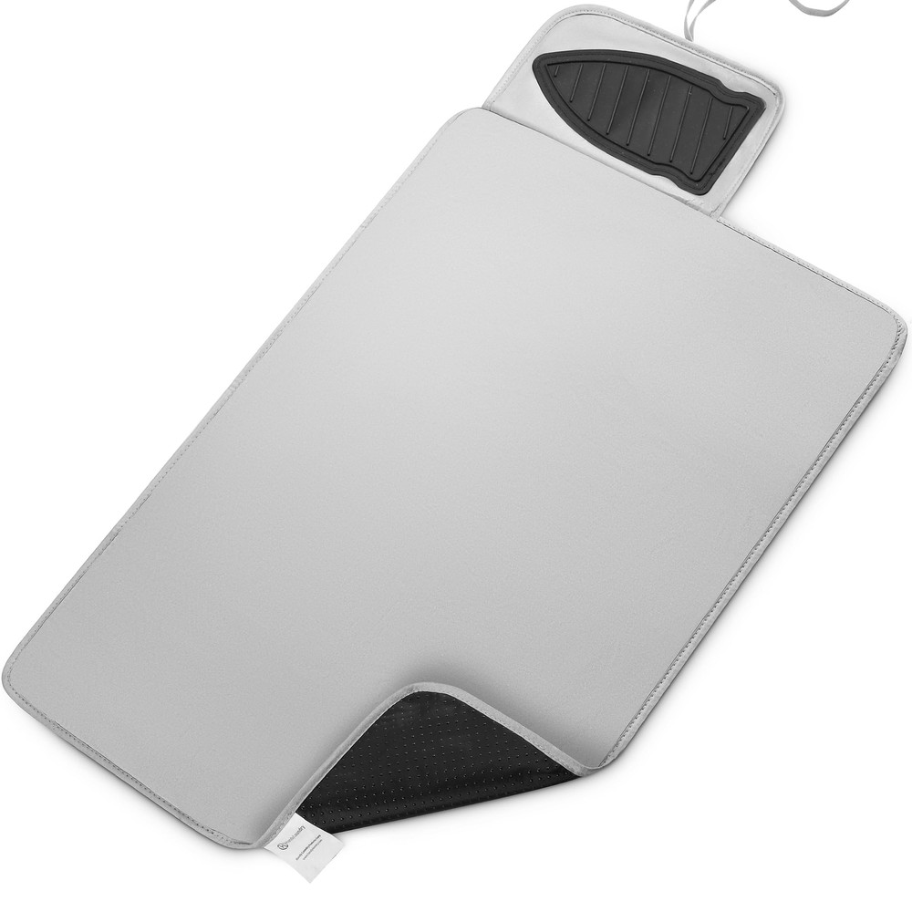 Portable Ironing Mat Easily Change Any Flat Surface Into An Ironing Board. Featu