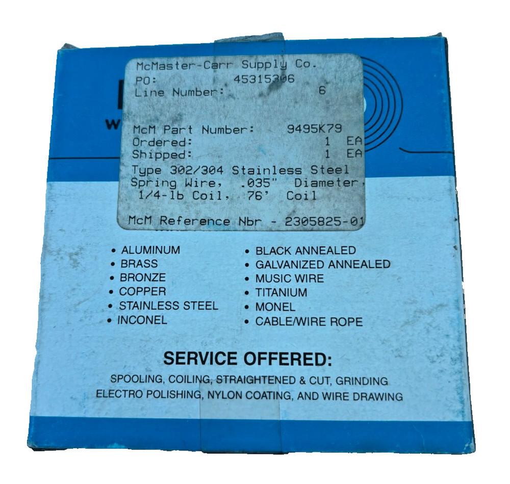 MALIN STAINLESS STEEL WIRE 22047
