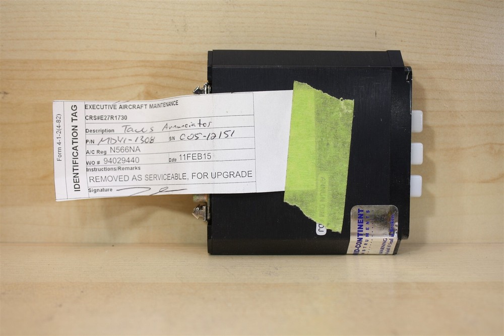 Mid-Continent MD41-1308 TAWS Annunciation Unit