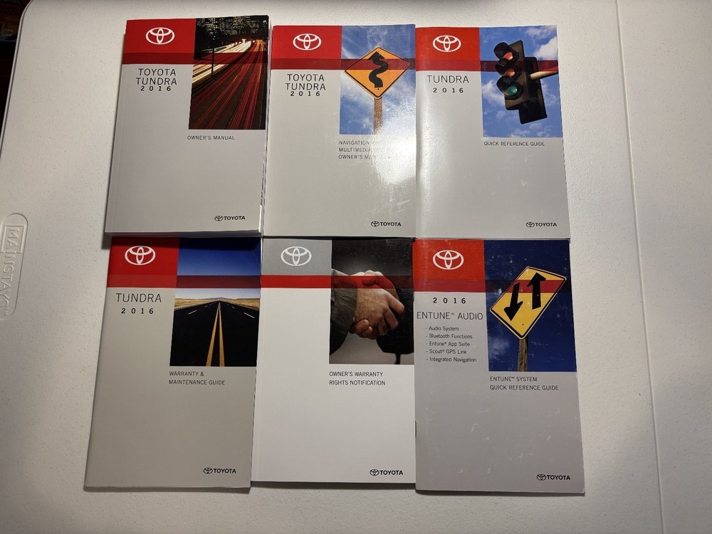 2016 Toyota Tundra Owners Manual OEM Complete Set