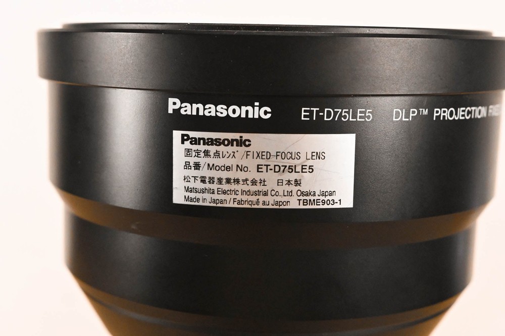 Panasonic ET-D75LE5 Fixed Lens CG01T87