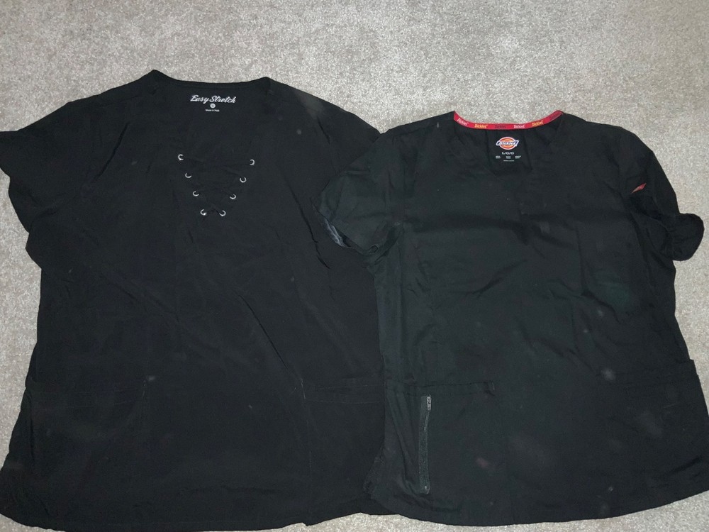 Black scrub sets