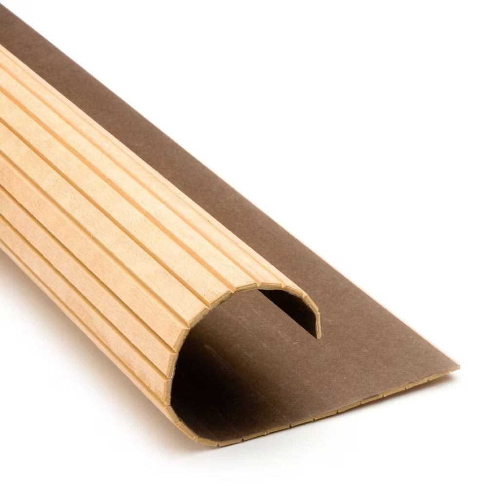 96 In. X 48 In. Oak Basement Column Cover