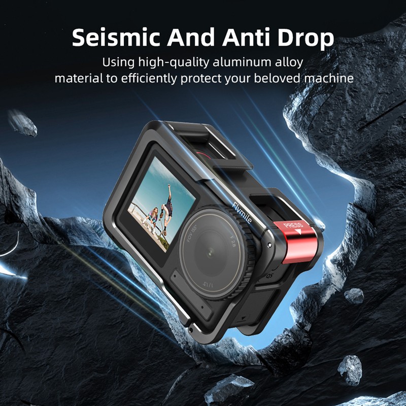 Multifunctional Expansion Protection Rabbit Cage Frame For DJI Action 3/4 Camera