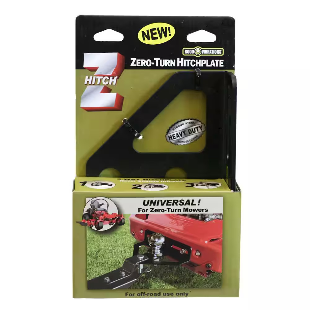 Z-Hitch Zero-Turn Hitch Plate
