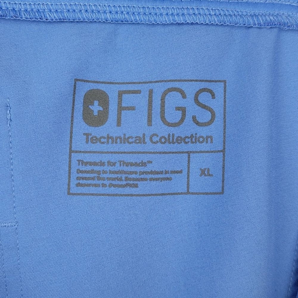 Figs Casma Top Zamora Jogger Set Blue Extra Large