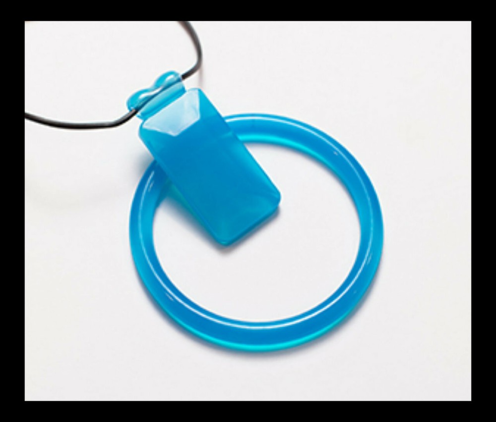 Dr Bloom's - Combo Bracelet & Rectangle Necklace, Blue Topaz