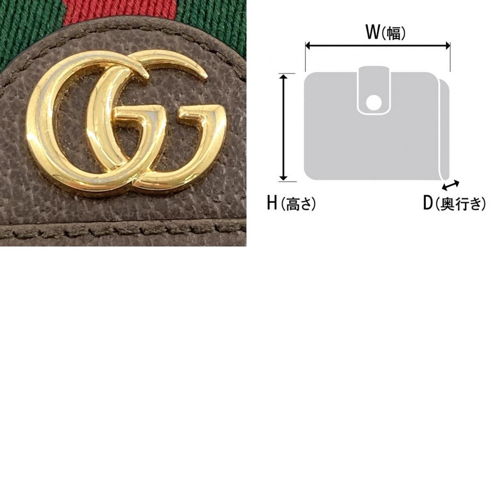 GUCCI Off Dia Folded Wallet From Japan