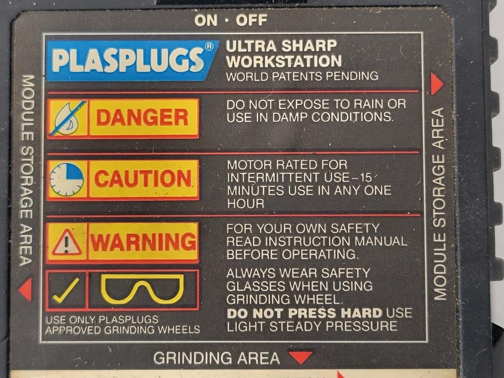 Plasplugs Ultra Sharp Modular 10 Drill Bit Sharpening System - Free Shipping