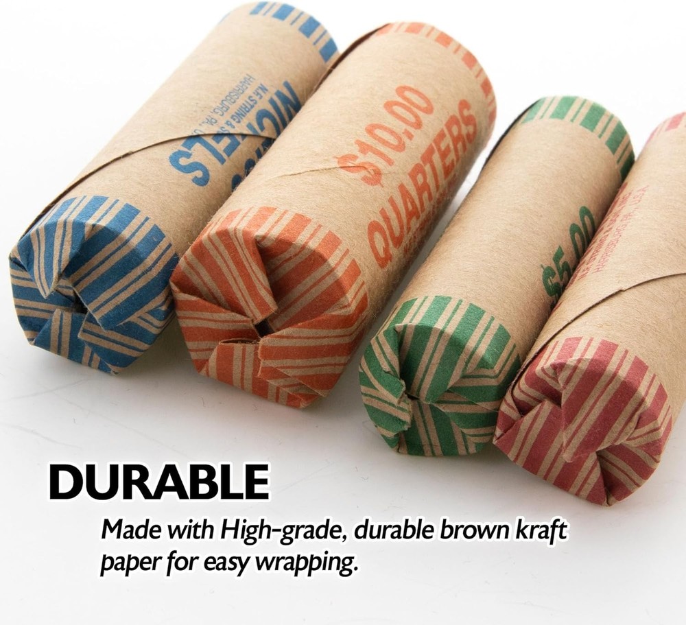 Bazic 5011 Penny Coin Wrappers, 36 Per Pack