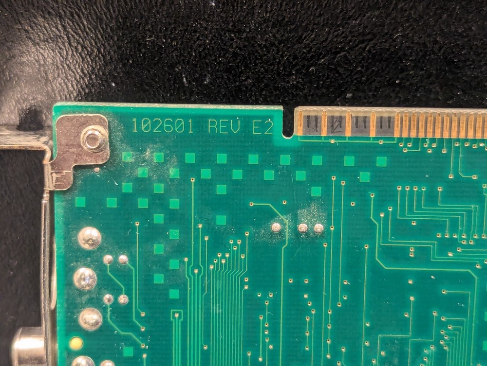 PIXELOCK c. 1995 Power Pixel Computer Card ‘102601 REV E2’ – Untested