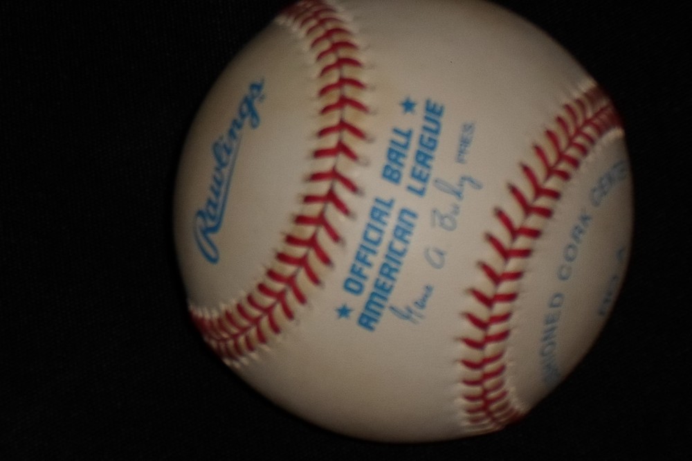 BEN GRIEVE AUTHENTIC HAND SIGNED AUTOGRAPHED OFFICIAL AL BASEBALL A'S