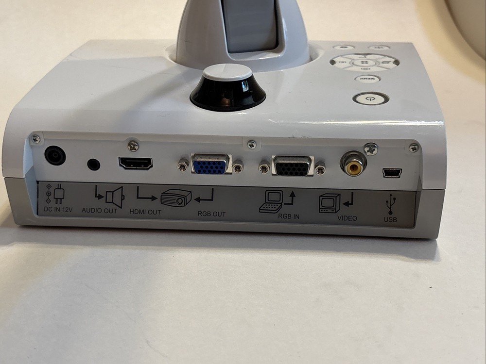 Elmo TT-12 Interactive Document Camera TESTED, NOT WORKING, PARTS ONLY