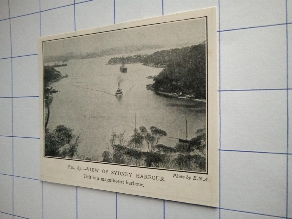 View of Sydney harbour c 1930