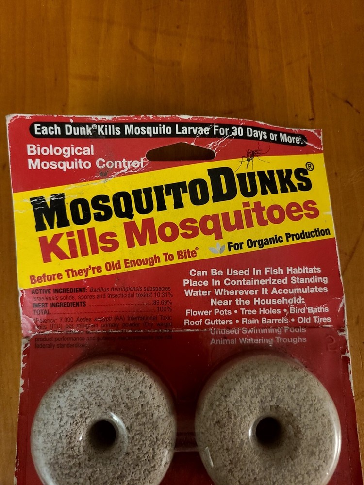 Summit Mosquito Dunks Floating Pod Kill Biologically Safe Method 6 pack -NEW