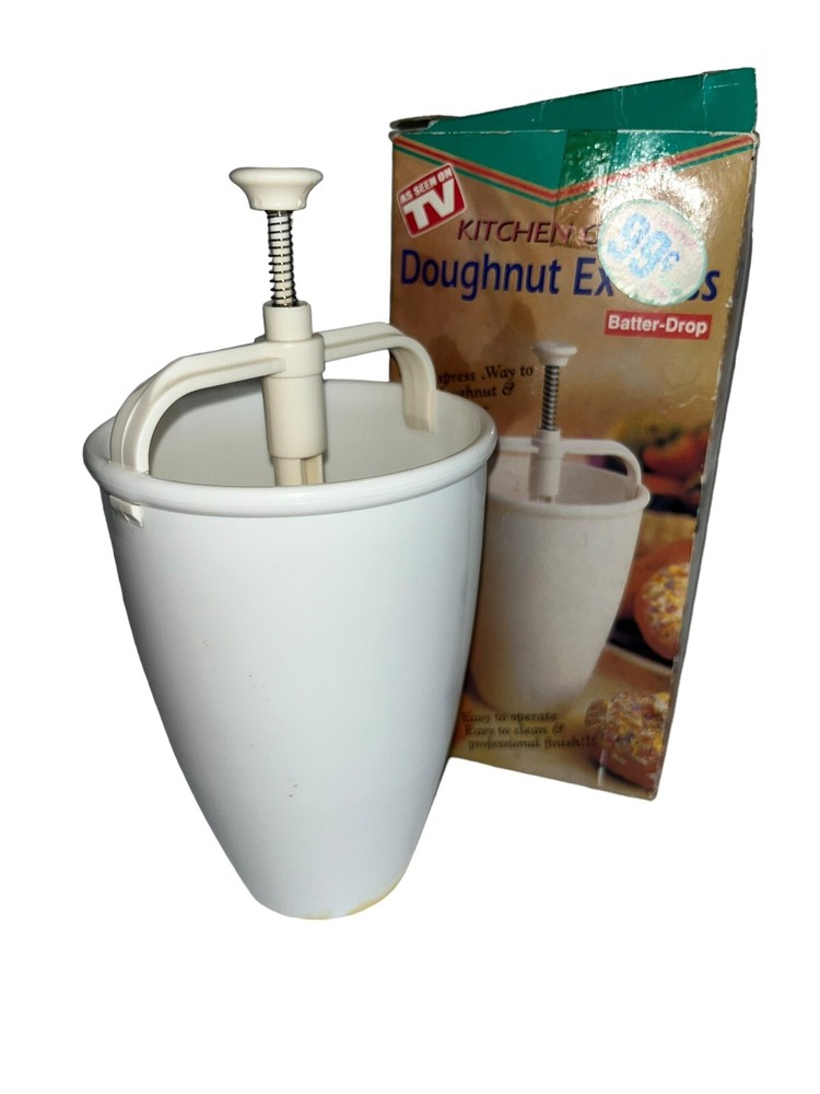 Vintage Kitchen Donut Express Batter Drop Donut Maker