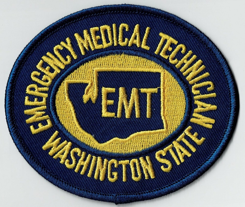 WASHINGTON STATE - EMERGENCY MEDICAL TECHNICIAN - SEW-ON PATCH