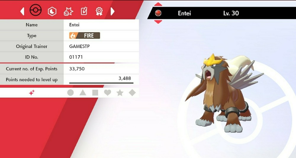 ✨Shiny✨ Event Entei For Pokémon Sword & Shield