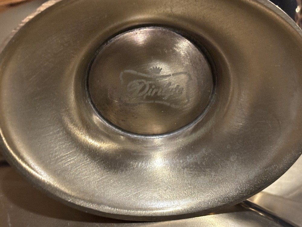 Dirilyte Golden two trays and creamer