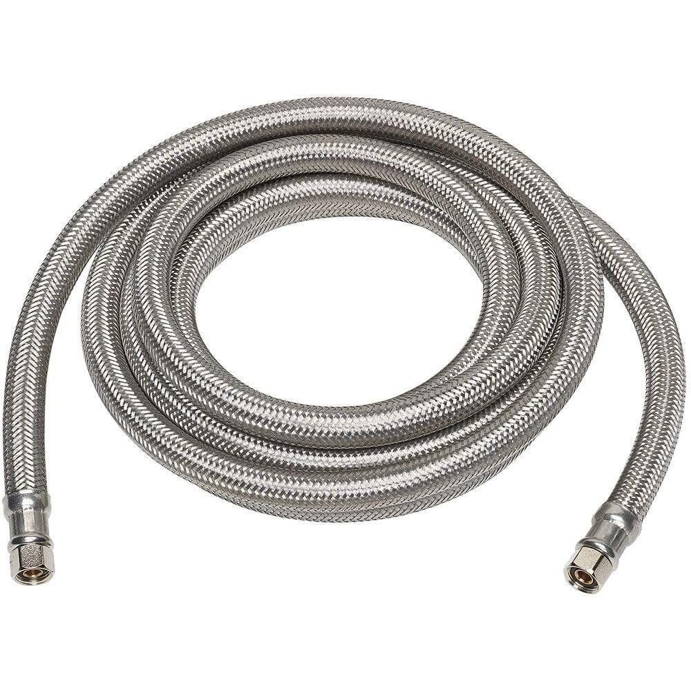 Premium Stainless Steel Ice Maker Supply Line Hose - Burst Proof by Kelaro