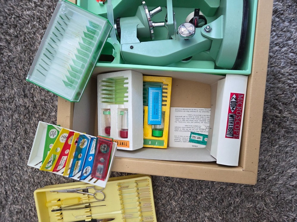 Vintage Elite Microscope Learning Set Zoom With Light Unbranded A Hobby Today