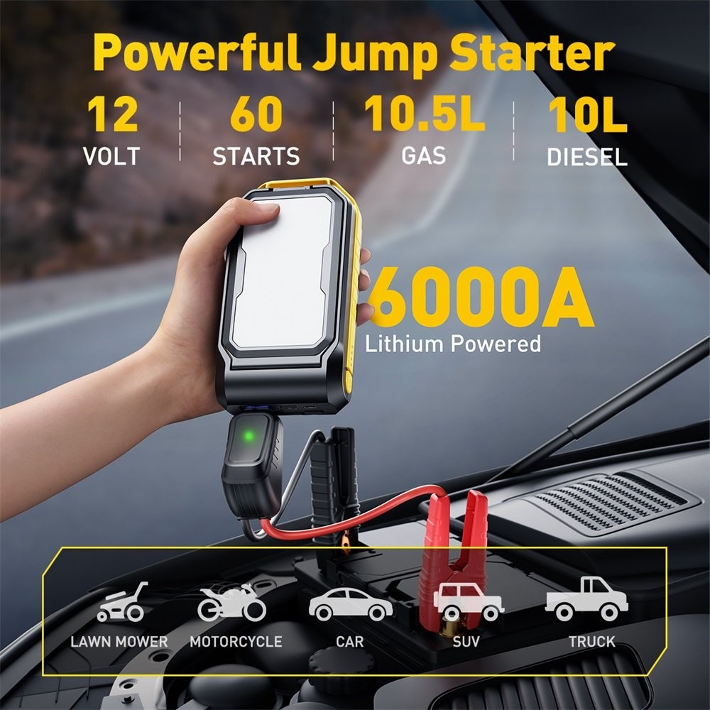 Multi-functional Emergency Start Power Supply Car Starting Charging Portable
