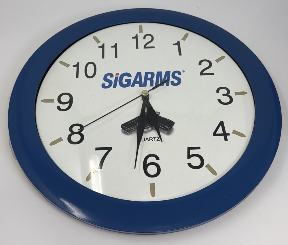 Rare Sigarms Advertising Clock Read!!!