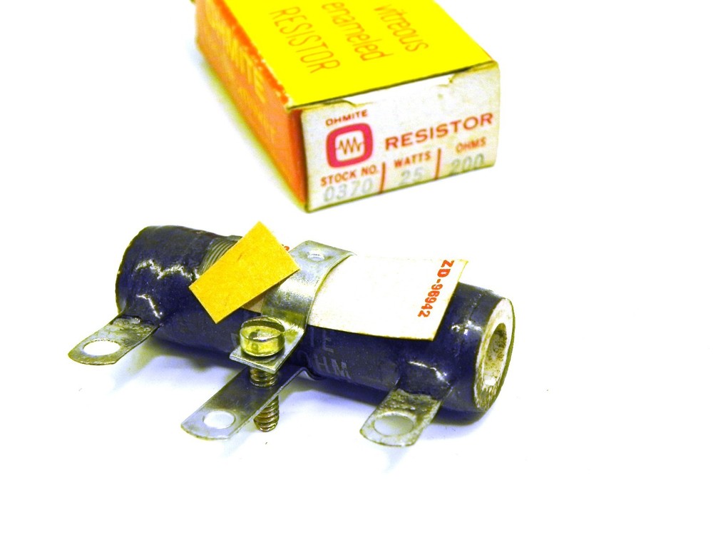Ohmite 0370 Resistor 25w 200 Ohm