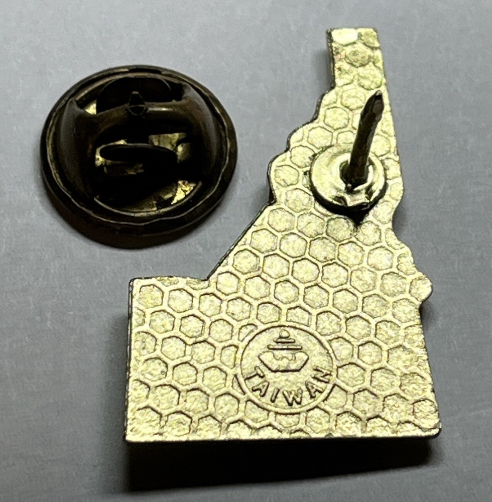 Idaho Lapel Pin State Shaped Souvenir Gem State