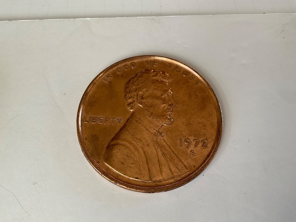 Novelty 3" Lincoln Cent Token/Coin Oversized Penny