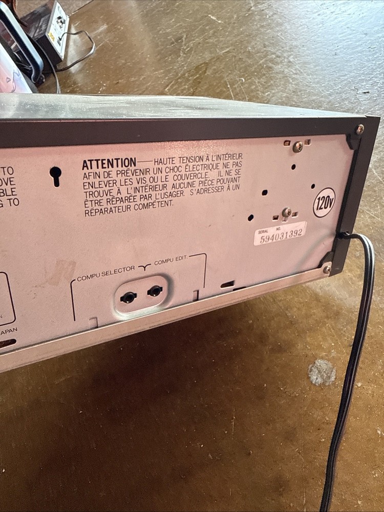 Sansui Stereo Double Cassette Deck D –99D Works