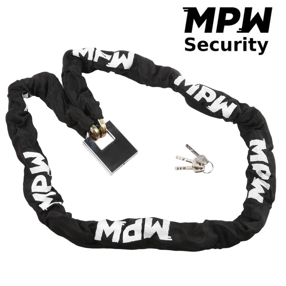 HD Motorcycle Scooter Security Chain & Padlock for 1.5M