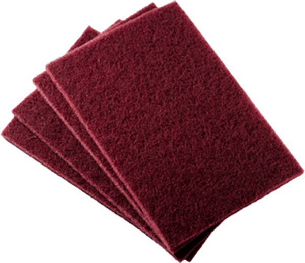 AMZ Clips And Fasteners 10 Maroon Medium Hand Sanding Pads