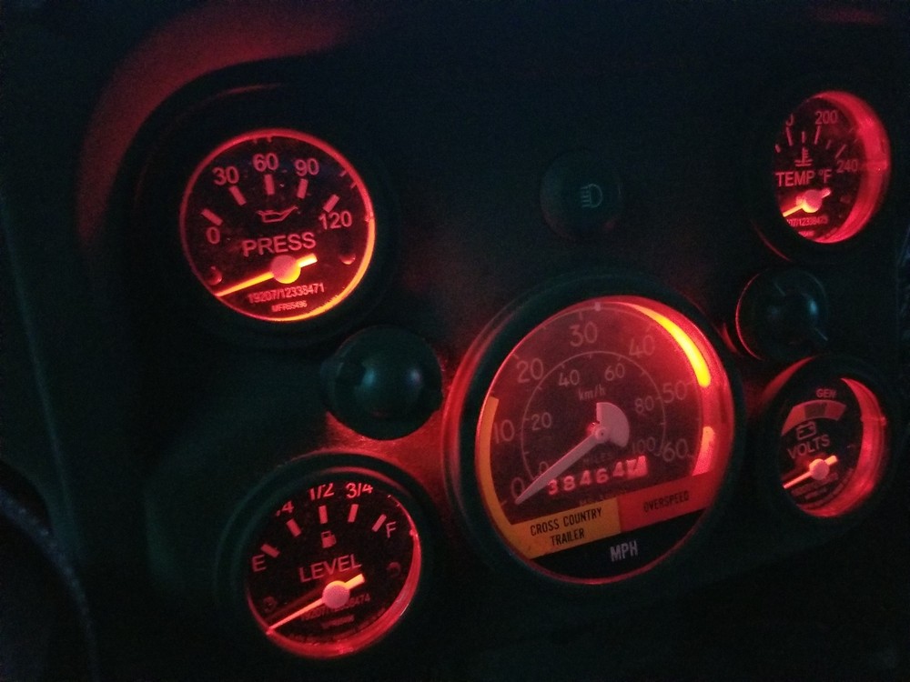 HMMWV LED Dash light FULL KIT RED best humvee Dash bulbs M998 replacement