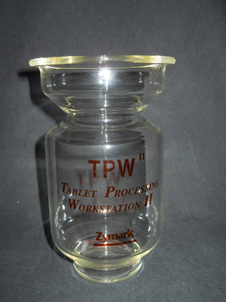 Zymark Replacement Glass Vessel for TPW2 Tablet Processing Workstation II