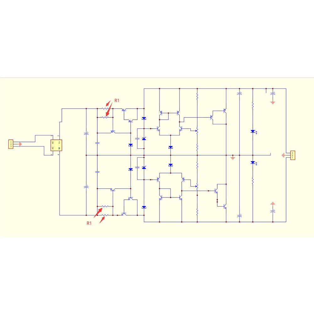 1pc Fully Discrete Parallel A Regulated Power Supply (Dual Rail±5V～±60V)-PCB