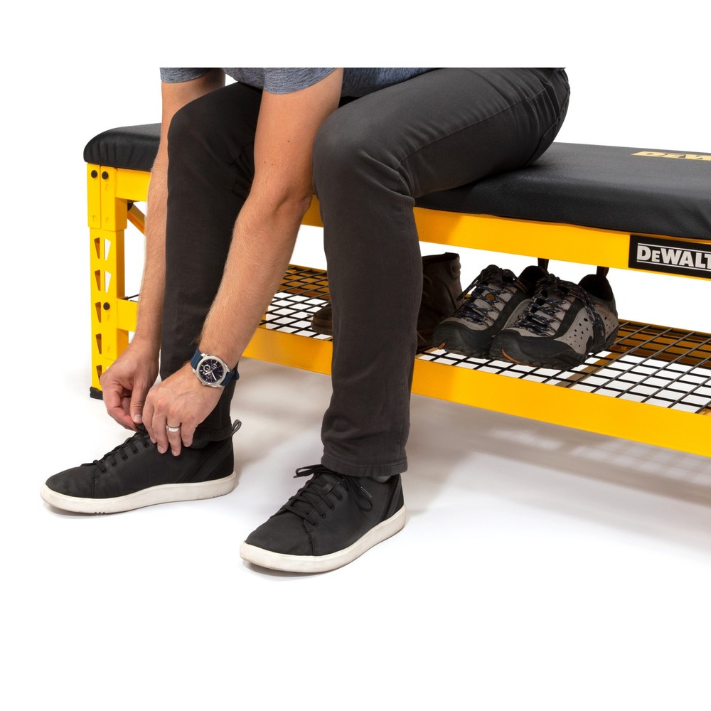 Dewalt Garage Bench with Wire Grid Storage Shelf DXSTFB048